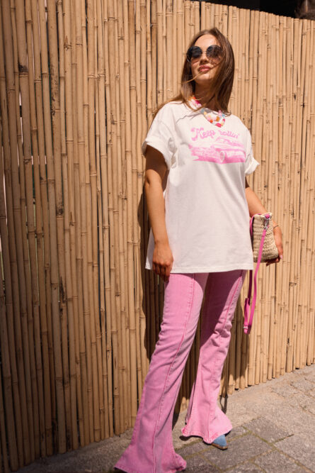 T-Shirt Lulu Pink Ride - obrazek 10