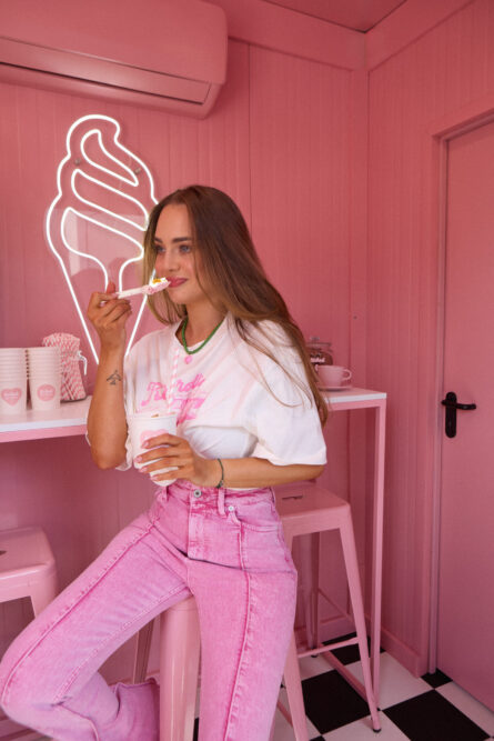 T-Shirt Lulu Pink Ride - obrazek 8