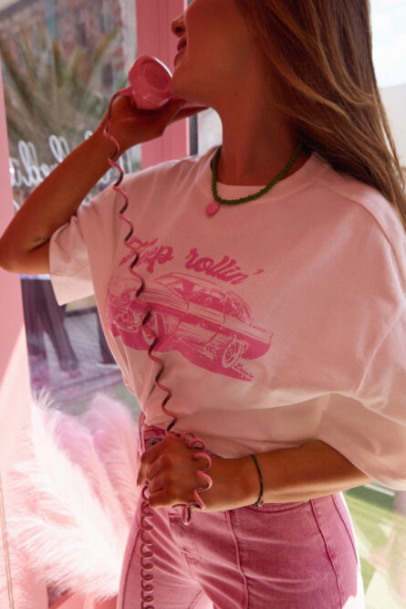 T-Shirt Lulu Pink Ride - obrazek 12